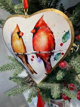 Load image into Gallery viewer, Cardinal Tin Heart