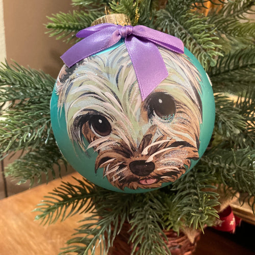 Turquoise Dog Deco