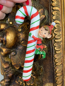 Candy Cane with Elf