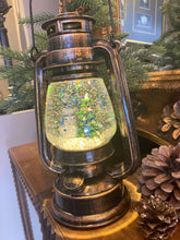 Load image into Gallery viewer, Glitter Snowman Lantern LED