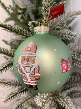 Load image into Gallery viewer, Glass Bauble with Nutcrackers