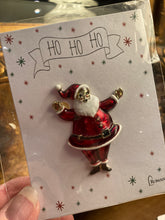 Load image into Gallery viewer, Santa Brooch by Roman