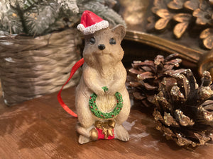 Quokka Holding a Wreath