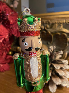 Green Nutcracker Tree Decoration