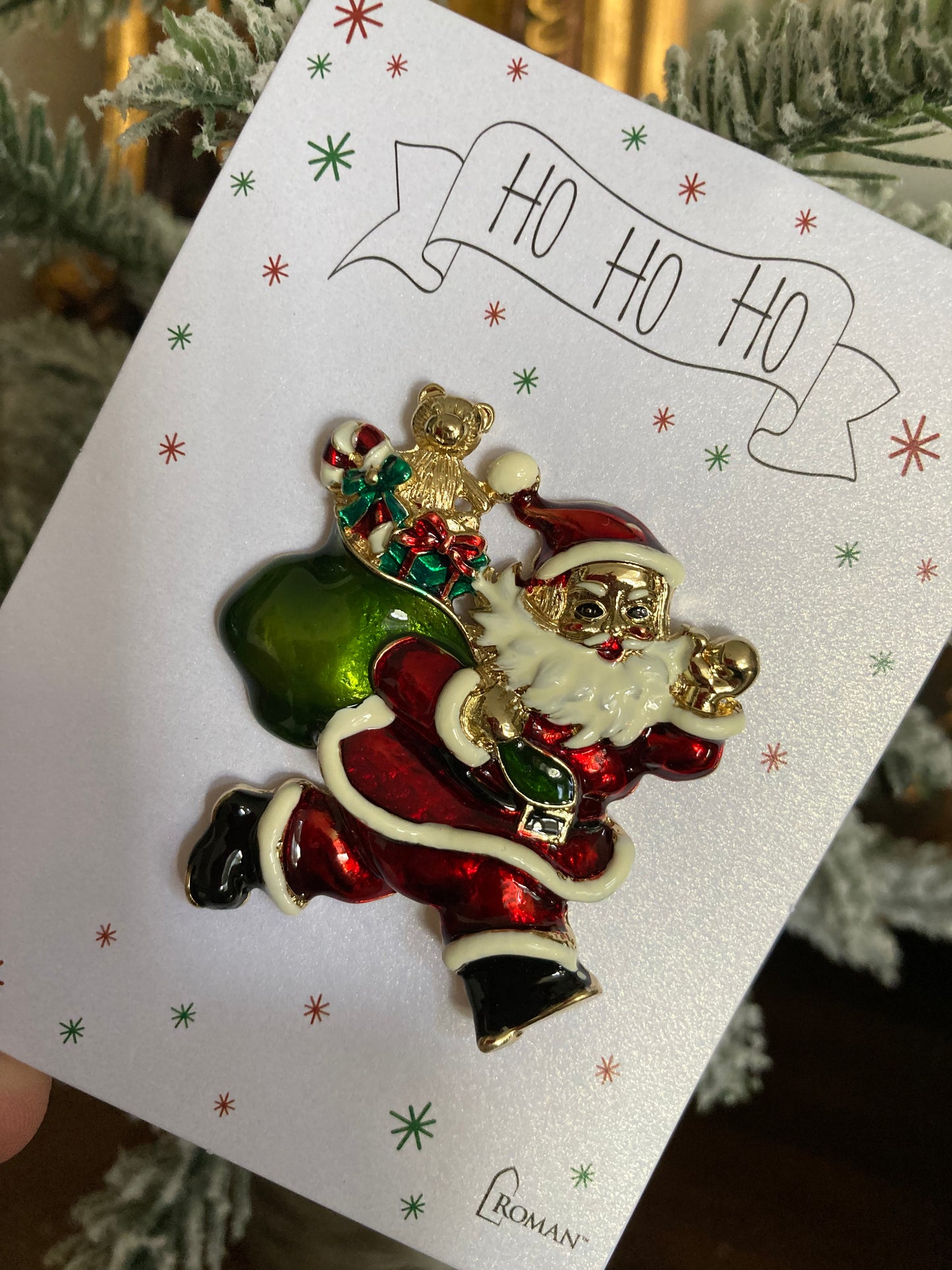 Santa Brooch by Roman