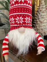 Load image into Gallery viewer, Gnome Red Snowy Hat