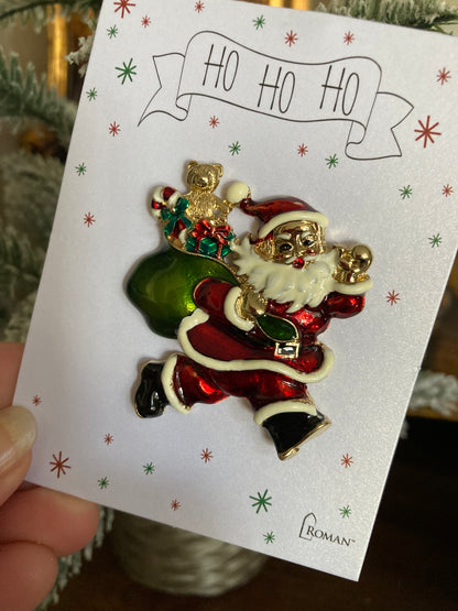 Santa Brooch by Roman